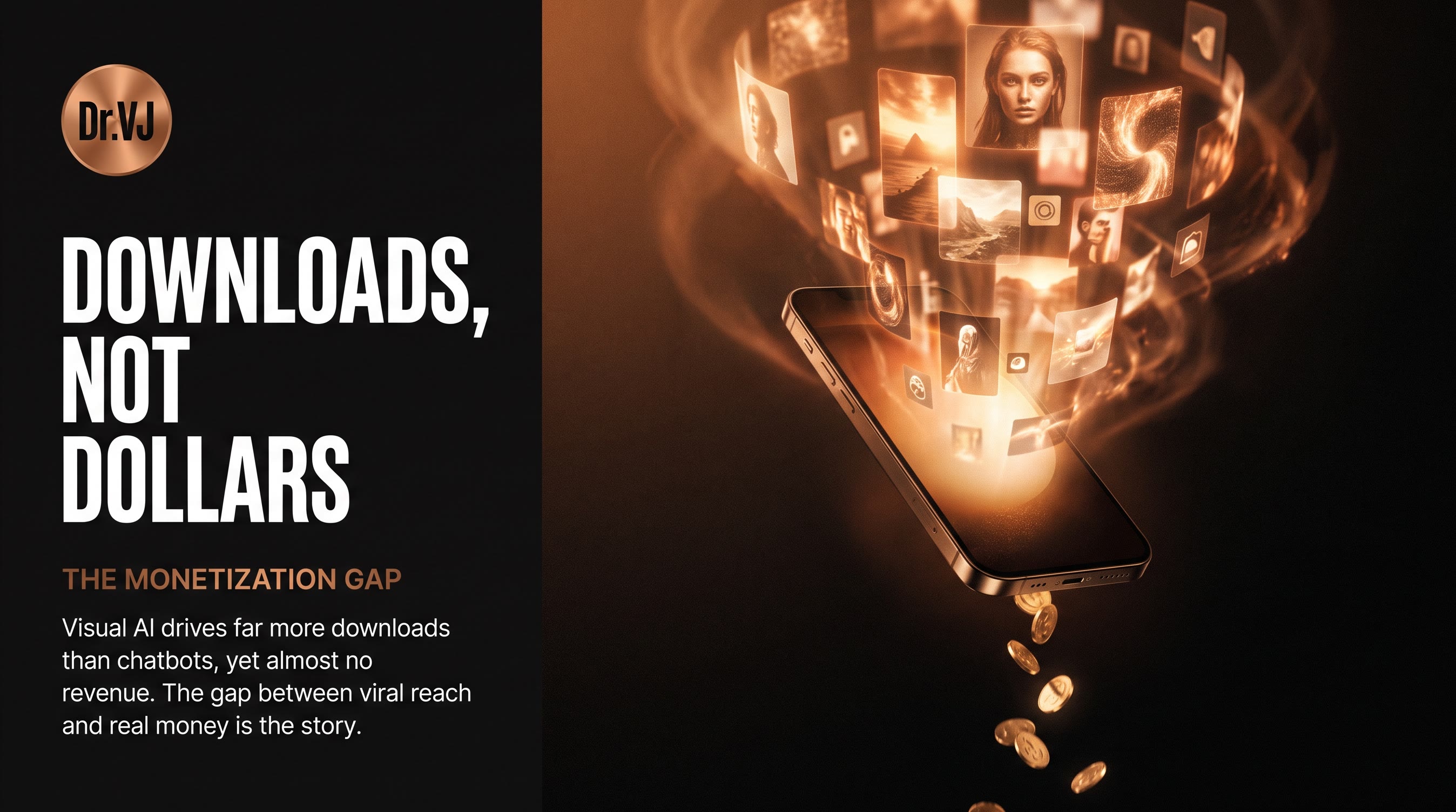 Visual AI Drives 6.5x More Downloads Than Chatbots — But Almost No Revenue