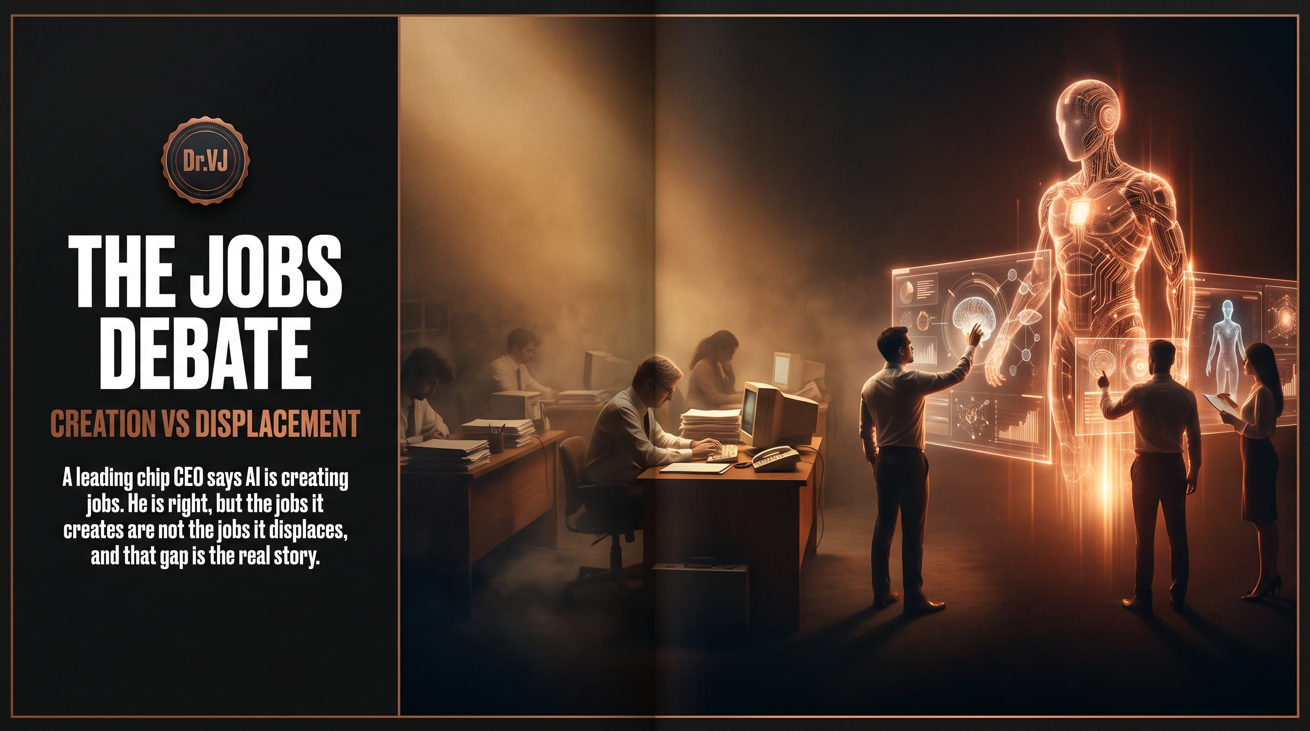 The AI Jobs Debate: Jensen Huang Is Right, And Also Missing the Point