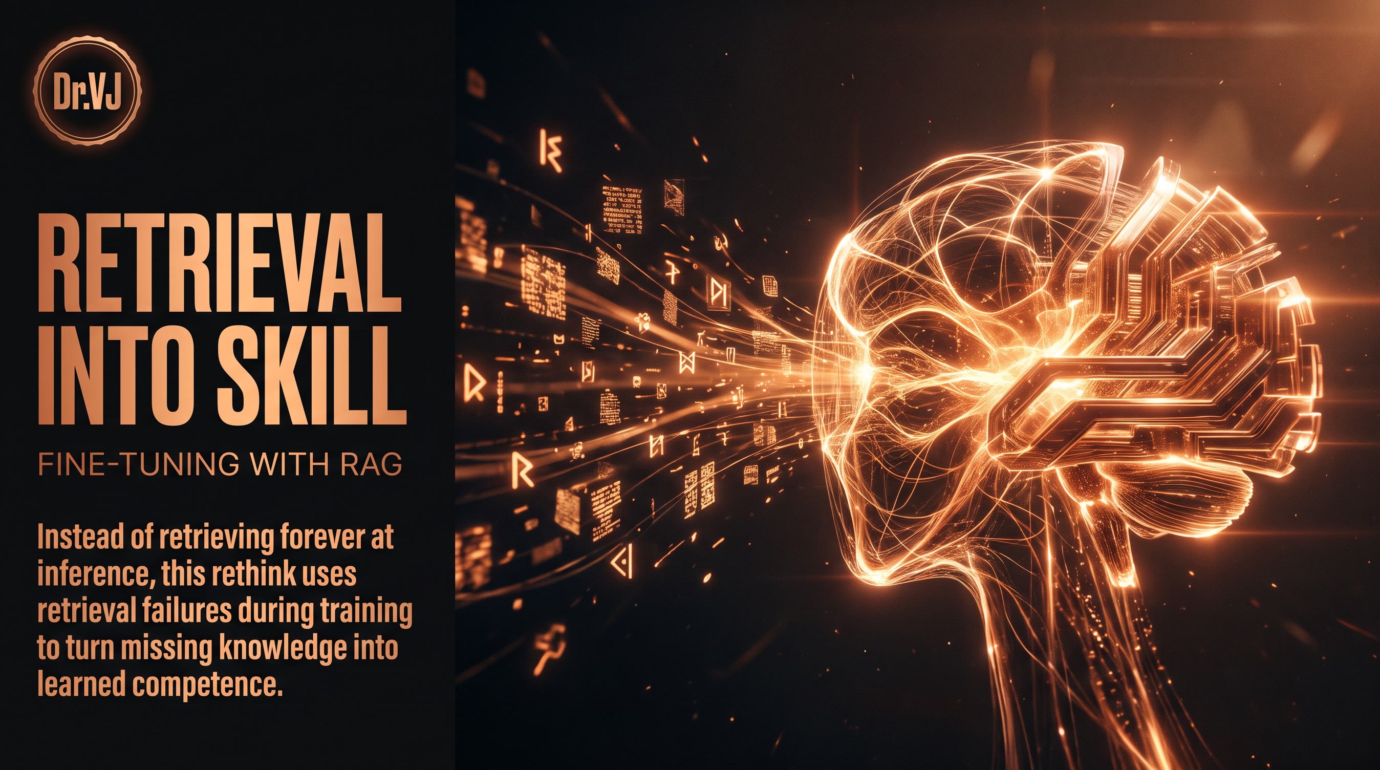 Fine-tuning with RAG: Turning Retrieval Failures Into Learned Competence