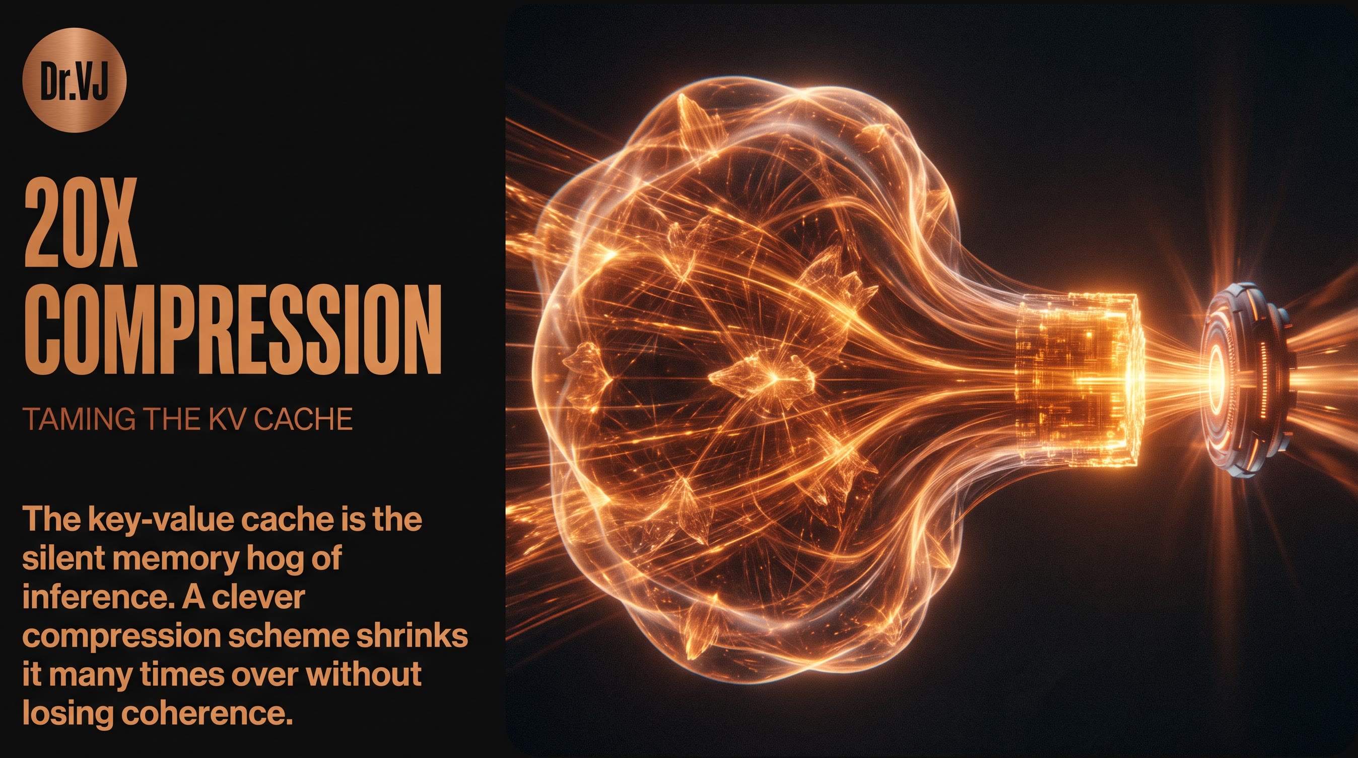 KV Cache Transform Coding: 20x Compression Without Losing Your Mind