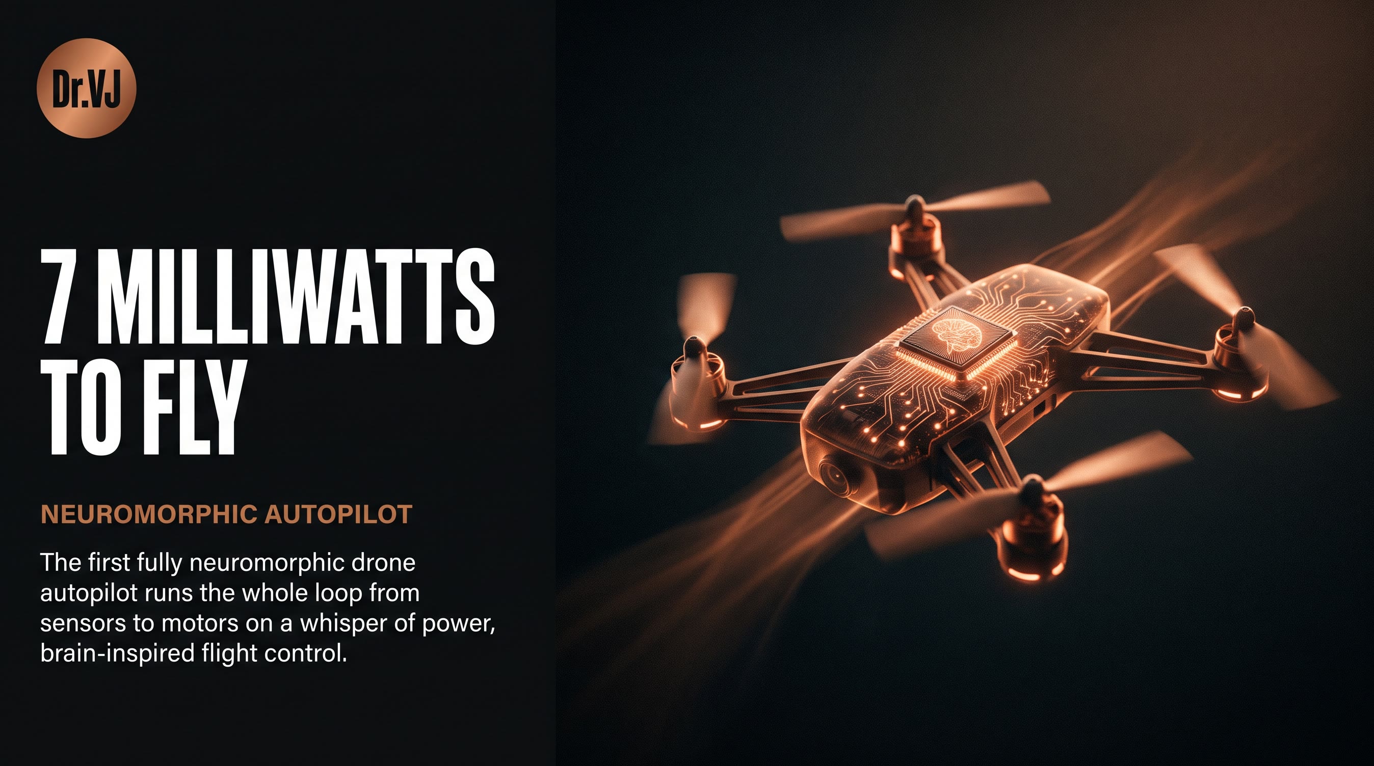 From Sensors to Motors at 7mW: The First Fully Neuromorphic Drone Autopilot