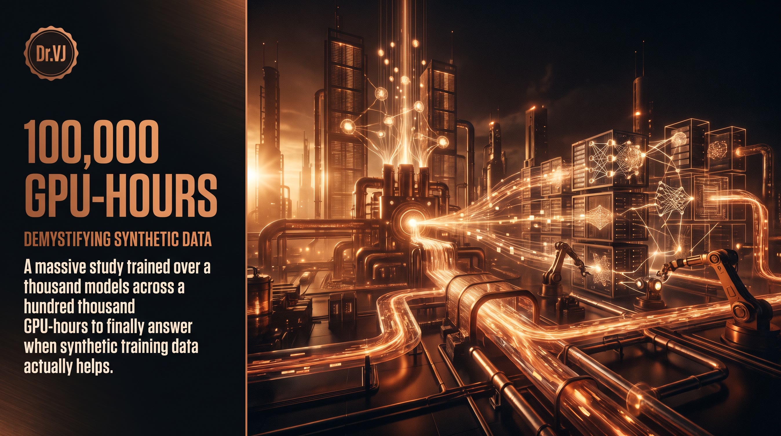 Demystifying Synthetic Data: What 100,000 GPU-Hours Actually Taught Us